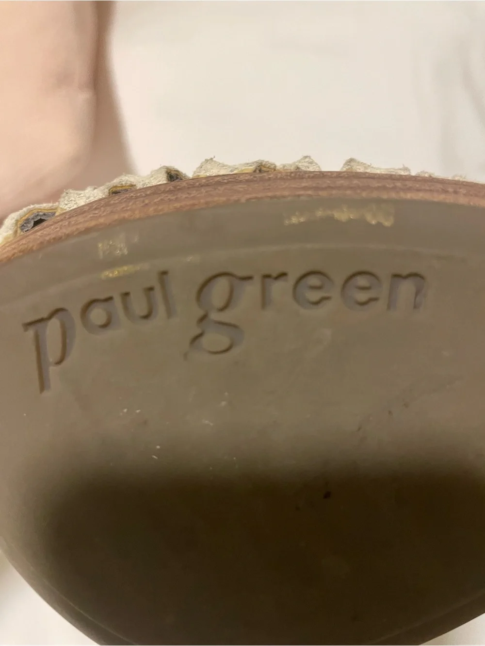 Paul Green Silver Woven Peep-Toe Ankle Booties